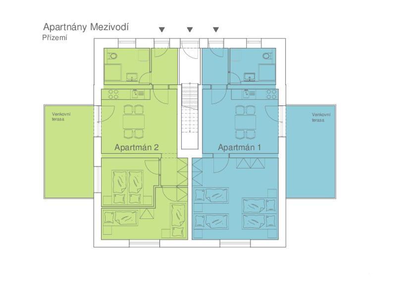 Apartmany Mezivodi Kycera 外观 照片